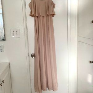 💙 Show Me Your MuMu Caitlin Ruffle Maxi Dress